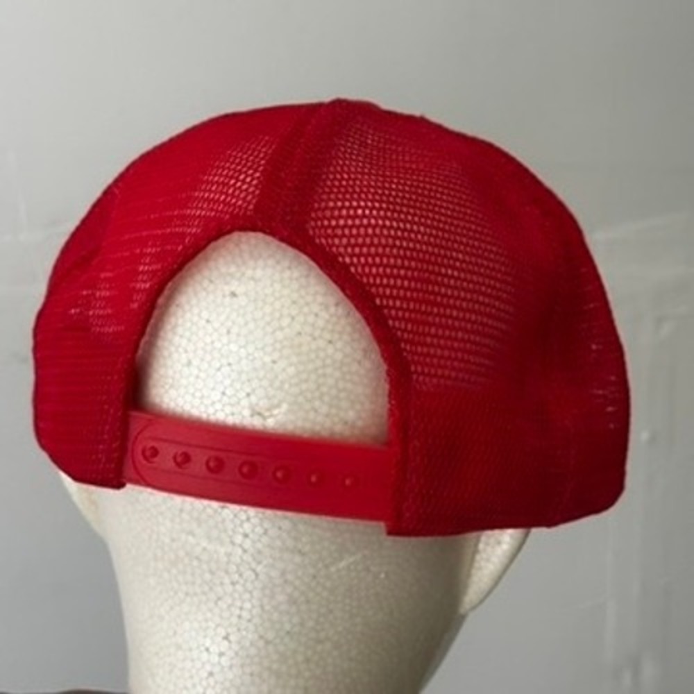 Vintage 1991 Mt Diablo Council Camp Akela CA Boy Scouts Red Trucker Hat Snapback - Picture 5 of 9